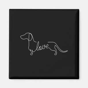 Imã Dachshund Chiweenie Wiener Cão Adoro Arte