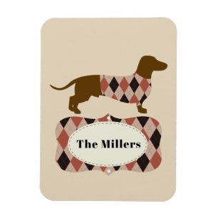 Ímã Dachshund de Argyll