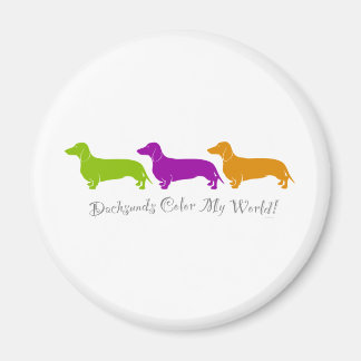 Imã Dachshund - Doxie designs artísticos originais