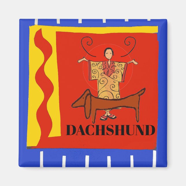 Imã DaCHSHUND, editar texto (Frente)