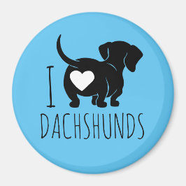 Imã Dachshund Love Magnet