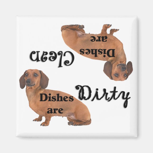 Imã Dachshund Lover Magnet (Frente)