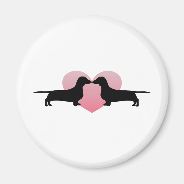 Imã Dachshund Lovers (Frente)