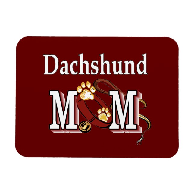 Ímã Dachshund Mãe Gifts (Horizontal)