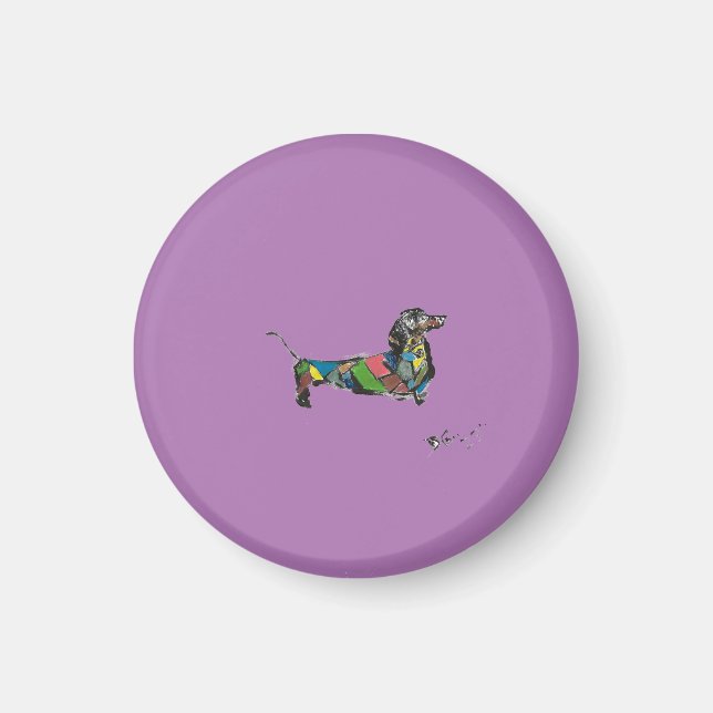 Imã Dachshund Magnet (Frente)