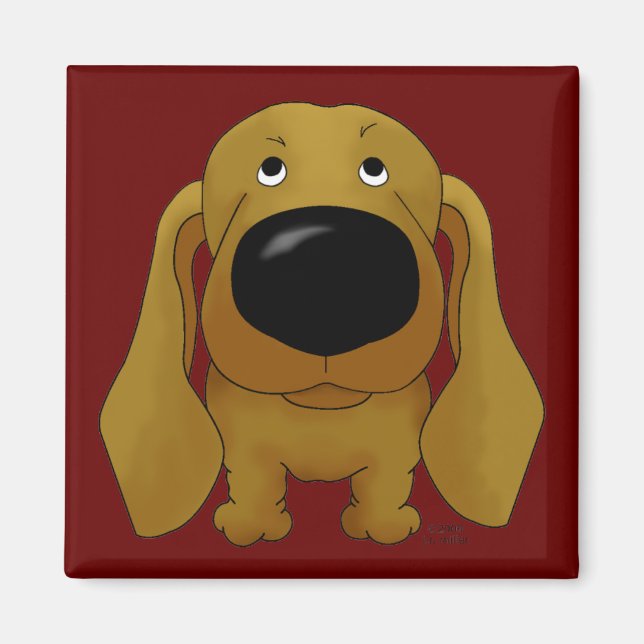 Imã Dachshund Magnet (Frente)