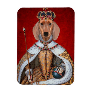 Ímã Dachshund Queen
