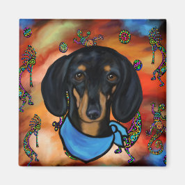 IMÃ DACHSHUND SUUTHWESTERN ART