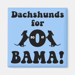 Imã dachshunds para Obama