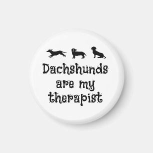 Imã Dachshunds são meu Terapeuta Cachorrinho Dachshund