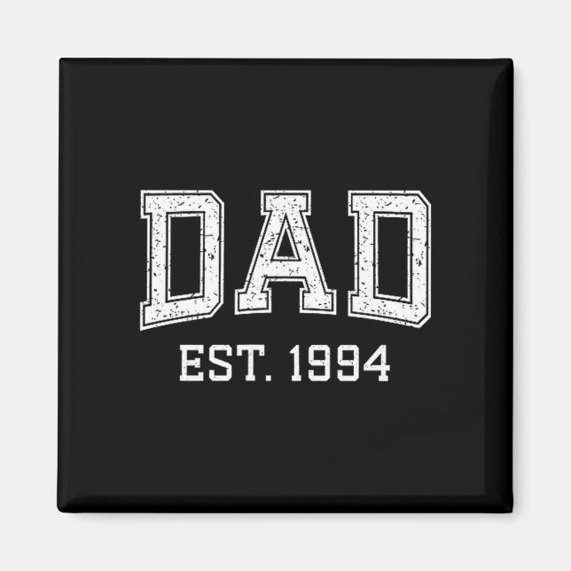 Imã Dad Est 1994 Dad D Fathers Day Ized  (Frente)