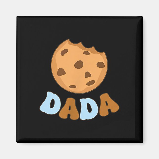 Imã Dada Cookies Milk Sweet One 1st Birthday Family Ma (Frente)