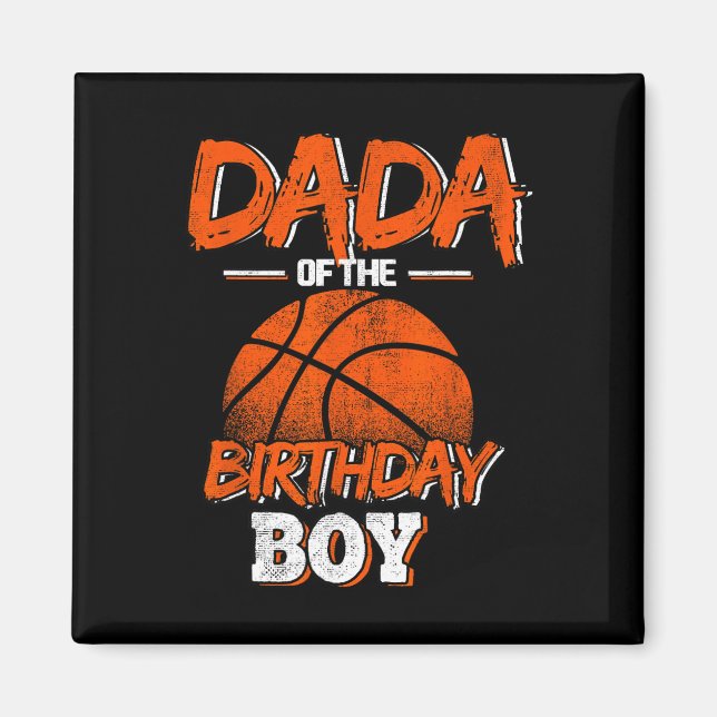 Imã Dada do Pai F de Basquete de Birthday Boy (Frente)