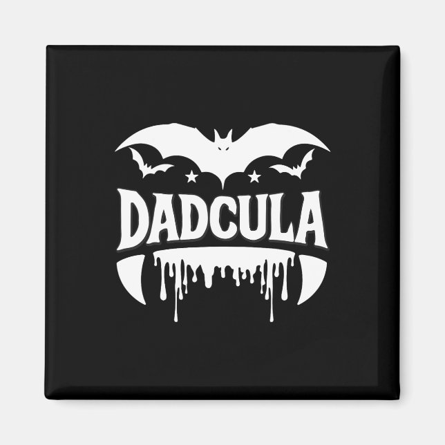 Imã Dadcula Halloween Bat Vampire Presas Fluindo Efeit (Frente)