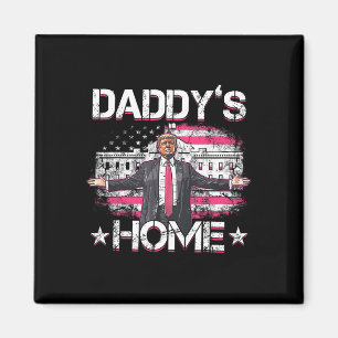 Imã Daddys Home Trump Pink 2024 Engraçado Trump Take A