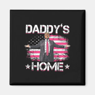 Imã Daddys Home Trump Pink 2024 Engraçado Trump Take A