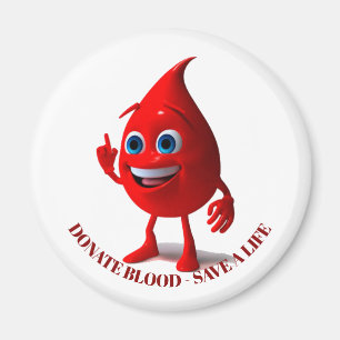 Imã Dádiva de sangue, tipo sanguíneo