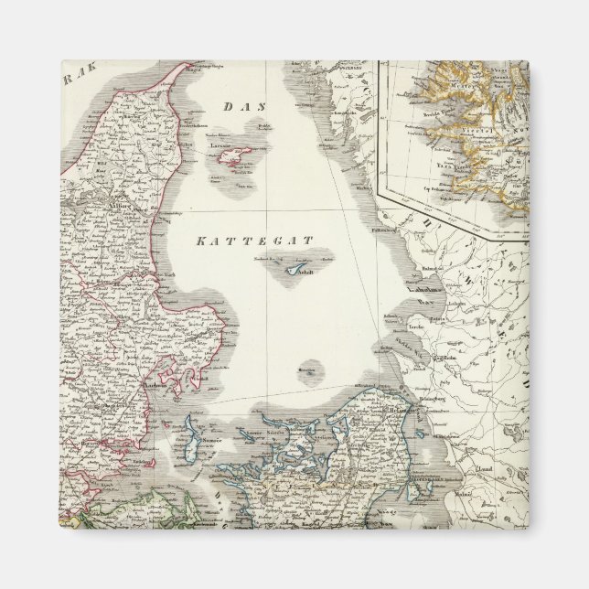 Imã Daenemark, Ilha - Dinamarca, Islândia (Frente)