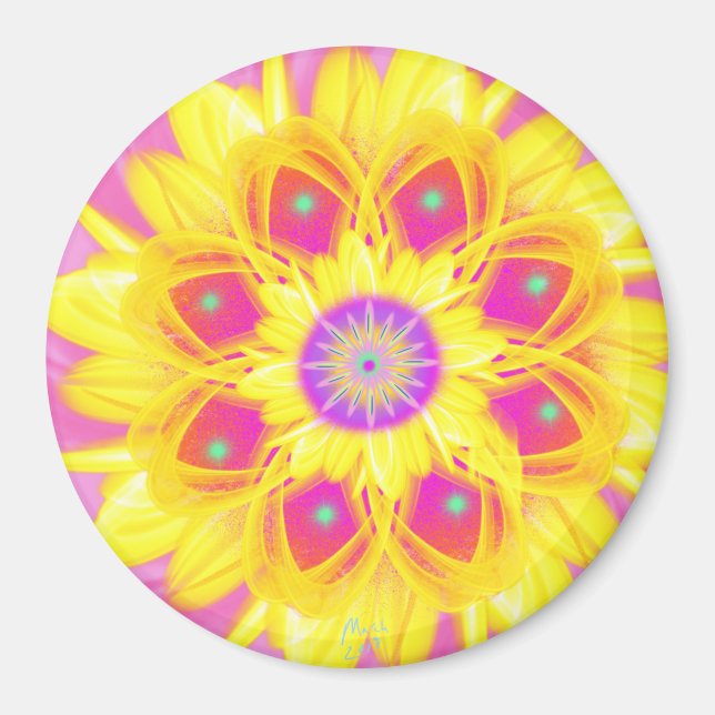 Imã Daffodil por ventoinha (Frente)