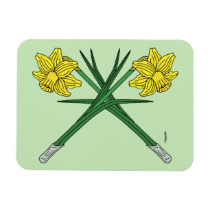 Ímã Daffodils cruzado
