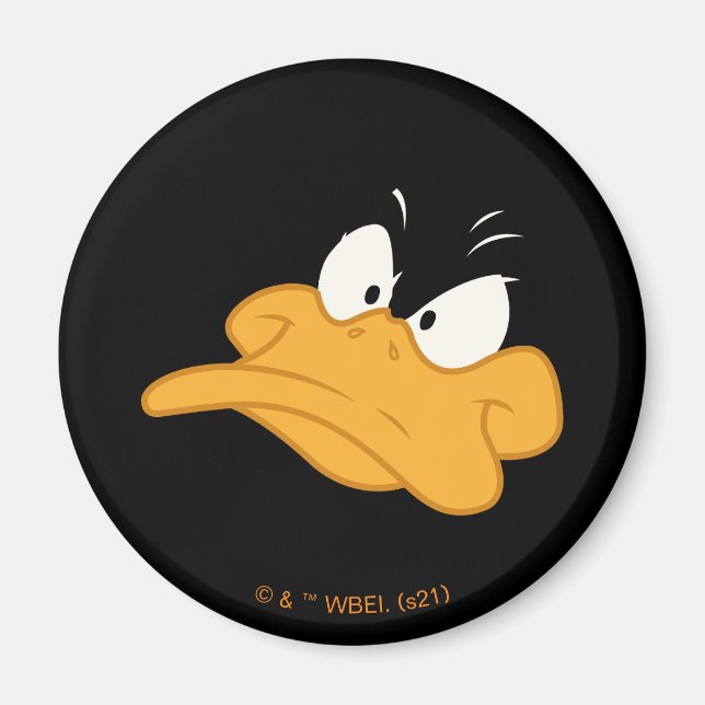 Imã DAFFY DUCK™ - Face Zangada (Frente)