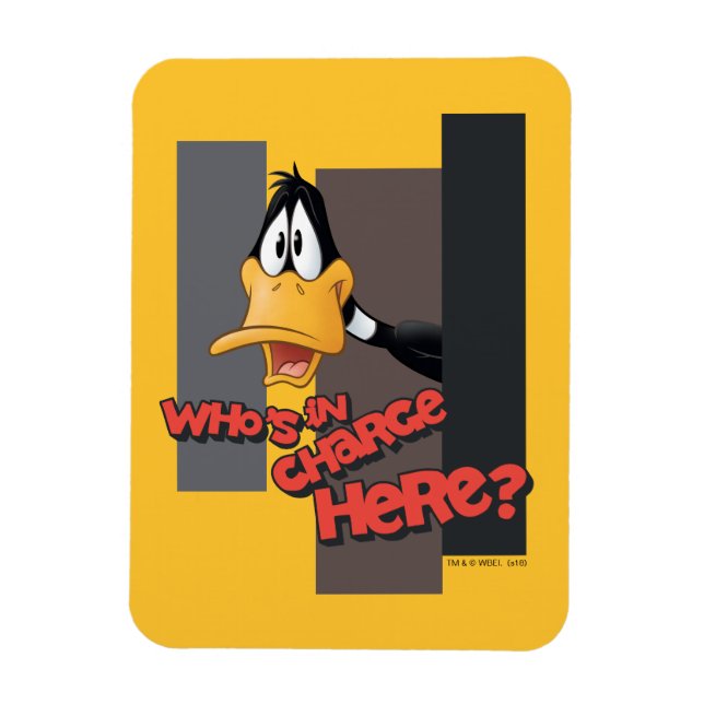 Ímã DAFFY DUCK™ "Who's In Charge Here" (Vertical)