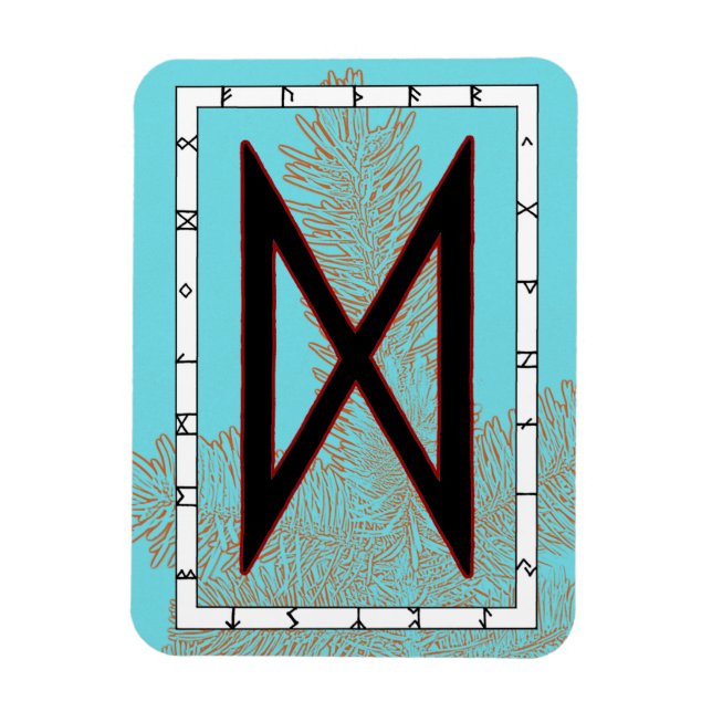 Ímã Dagaz Viking Rune Magnet - Breakthrough! (Vertical)