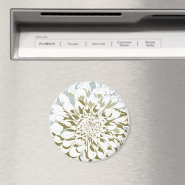 Imã Dahlia flower refrigerator magnet