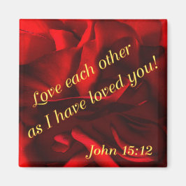 Imã Dahlia vermelha