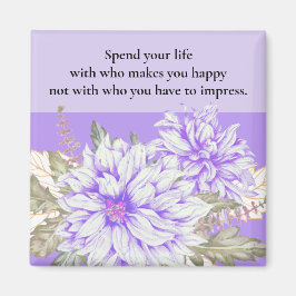 Imã Dahlias - Imagem de Favor do Casamento Ametist