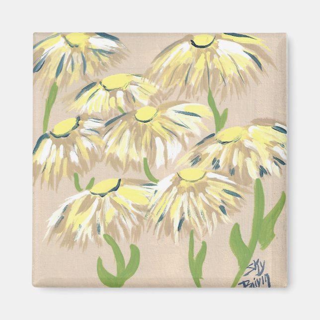 Imã Daisies (Frente)