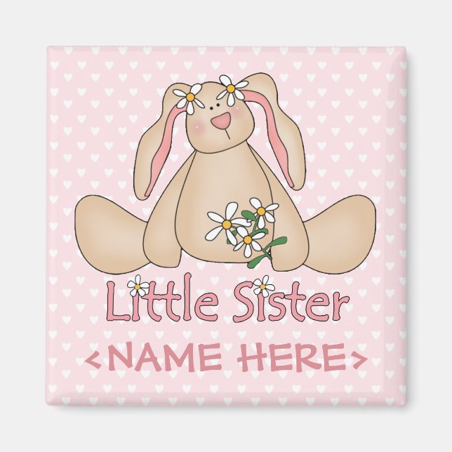 Imã Daisy Bunny Little Sister (Frente)