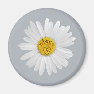 Imã Daisy Flower For Niece Art Customize Background