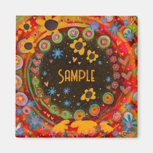 Imã "Daisy Flowers" "Inspirivity Magnet