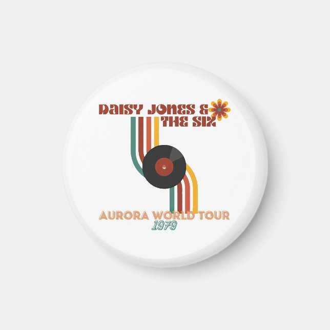 Imã Daisy Jones Os Seis (Frente)