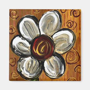 Imã Daisy & Swirls - ímã