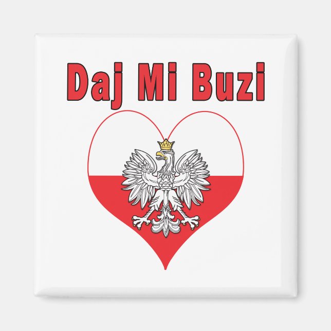 Imã Daj Mi Buzi Eagle Heart (Frente)