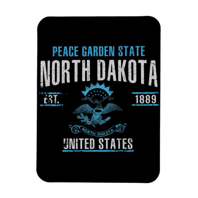 Ímã Dakota do Norte (Vertical)