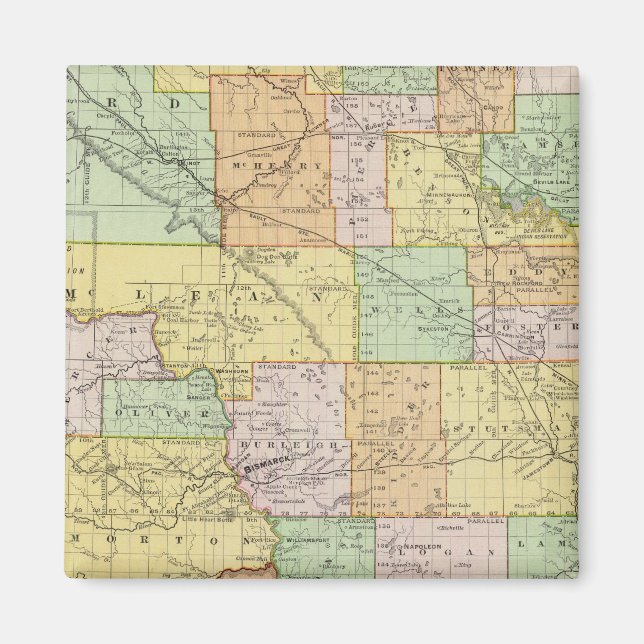 Imã Dakota do Norte (Frente)