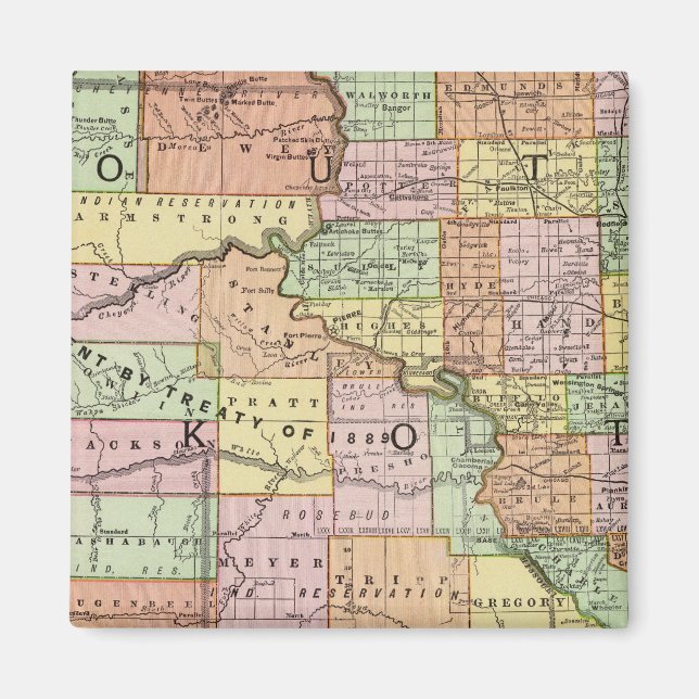 Imã Dakota do Sul (Frente)