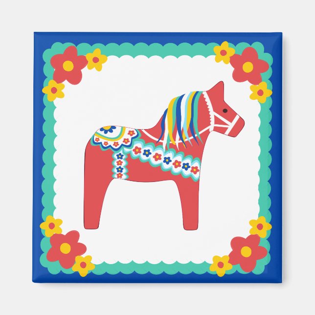 Imã Dala Horse Magnet (Frente)