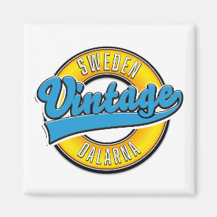 Imã Dalarna Suecia Vintage