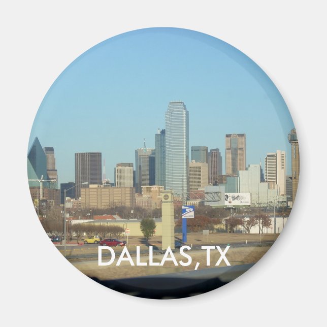 Imã dallas - Personalizado (Frente)