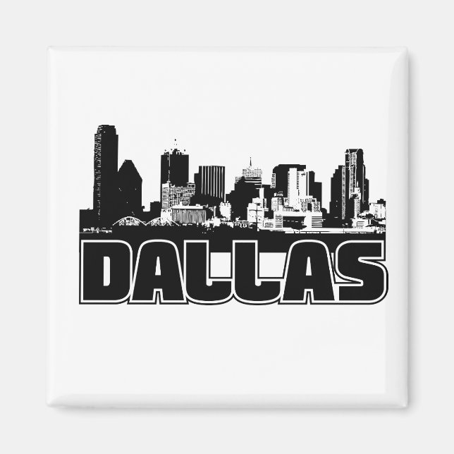 Imã Dallas Skyline (Frente)
