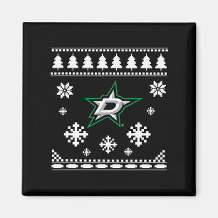 Imã Dallas Stars Ugly Christmas Sweater Holidaze