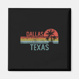 Imã Dallas Texas Engraçado Usa Viagem Cidade Casa Raíz