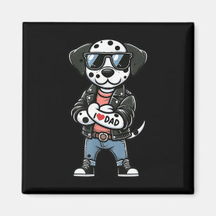 Imã Dalmaciano Adoro Tatuagem De Cachorro Engraçado Pa