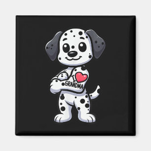 Imã Dalmaciano Adoro Tatuagem De Cachorro Engraçado Pa