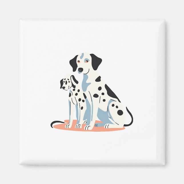 Imã dalmatian magnet (Frente)