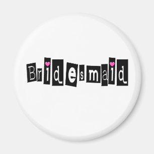 Imã Dama de honra (preto quadrado)